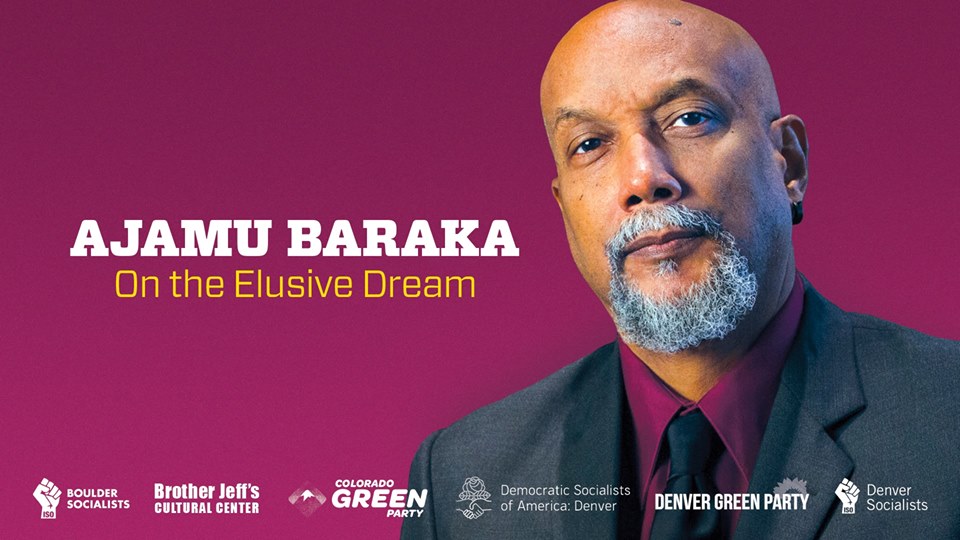 2016 Green Party VP Candidate Ajamu Baraka in Denver April 4 for MLK 50th anniversary of assassination